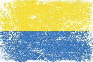 Ukraine flag distressed grunge texture vector