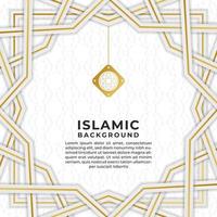 Eid Mubarak greeting card template premium vector