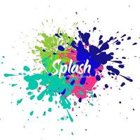 Elegant colorful splash watercolor background. Vector. vector