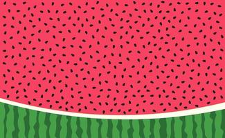 Realistic background of ripe red - pink watermelon - Vector