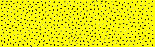 Abstract bright yellow watermelon background with seeds - Vector
