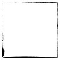 Grunge black and white frame background - Vector