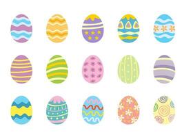 Easter Cute Painted Egg Vector