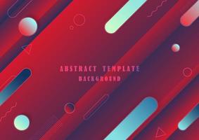 estilo de geometría abstracta de patrón decorativo. capas de archivos bien organizadas y agrupaciones para su uso. ilustración vectorial vector