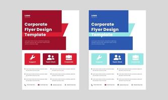 business flyer design template. corporate business flyer design. headline flyer template. flyer design ideas. vector