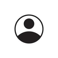 Account icon sign symbol logo design vector