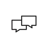 Conversation logo icon sign symbol design vector