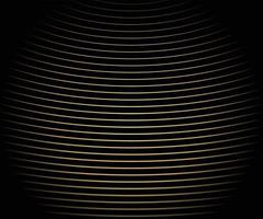 Gold luxurious circle pattern with golden wave lines over. Abstract background, vector illustration