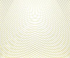 Gold luxurious circle pattern with golden wave lines over. Abstract background, vector illustration