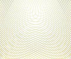 Gold luxurious circle pattern with golden wave lines over. Abstract background, vector illustration