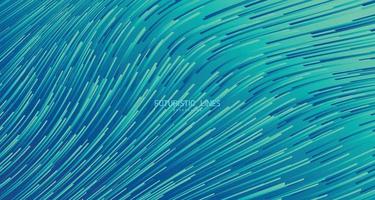 Abstract gradient green lines pattern wavy tech design artwork background. illustration vector eps10