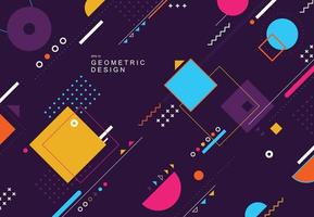 Abstract colorful of tech geometric design element poster artwork background. illustration vector eps10