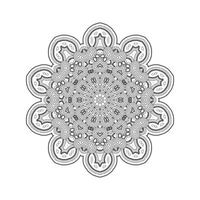 hermoso vector de mandala para el diseño