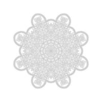 hermoso vector de mandala de arte de línea para el diseño