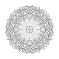 beautiful line art mandala vector