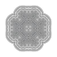 line art mandala vector for design