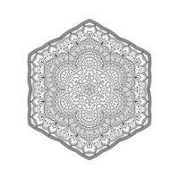 beautiful line art mandala vector for design