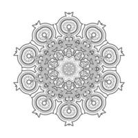 hermoso vector de mandala para el diseño