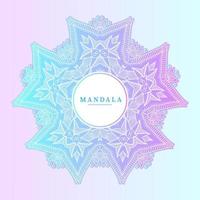 beautiful gradient mandala vector for design