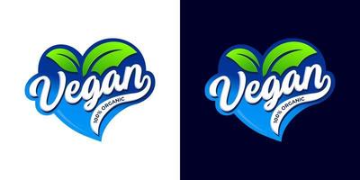 ilustración de vector de menú vegano, diseño de alimentos. letras escritas a mano para restaurante, menú de cafetería. elementos vectoriales para etiquetas, logotipos, insignias, adhesivos o iconos. colección caligráfica y tipográfica.