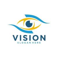 Abstract vision logo Vector template