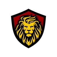 Lion Head Logo Design Template vector