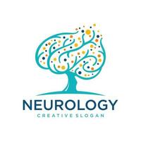 Neuro Brain Logo Icon for Healthcare companies, Medical Center, Doctor vector template