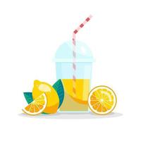 Vector illustration. Fresh Lemonade. Summer