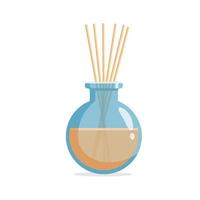 Vector aromatic diffuser with Scented Oil and reeds