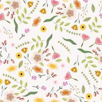 Abstract flower pattern background. Vector illustration.