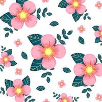 Abstract flower pattern background. Vector illustration.