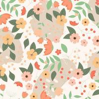 Abstract flower pattern background. Vector. vector