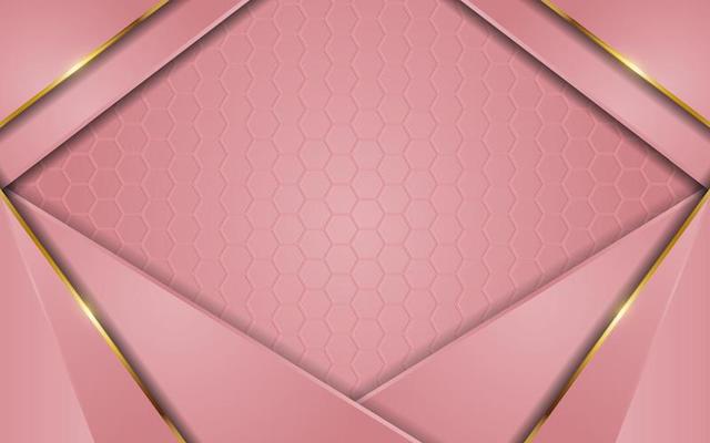 Luxury pink gradient background combination with line gold