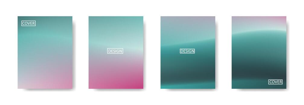 Conjunto de fondo abstracto con un hermoso color de gradación, fondo colorido para el telón de fondo de la pancarta del aviador del cartel.banner vertical. vector