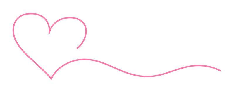 Continuous line drawing of love sign with two hearts embracing simple design on white background.