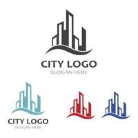 logotipo del horizonte de la ciudad