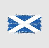 Scotland Flag Brush Strokes. National Flag vector