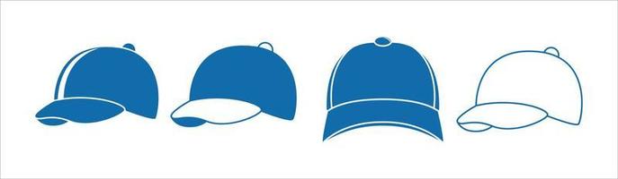 gorras de beisbol de vectores