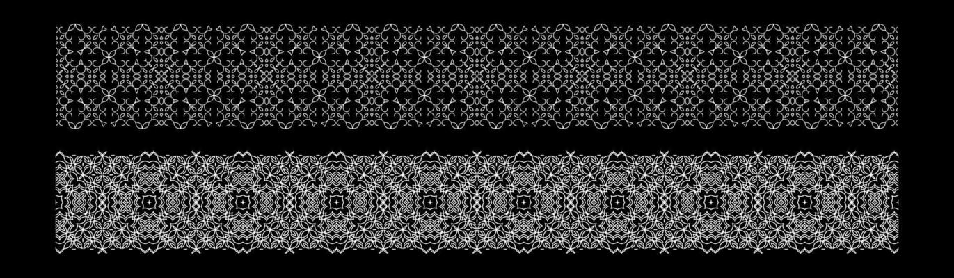 collection of decorative borders vector