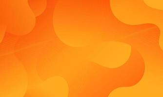 Abstract Orange Fluid Wave Background