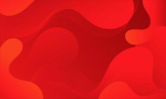 Abstract Red Fluid Wave Background vector