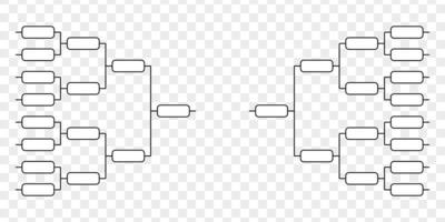 Team Tournament bracket vector