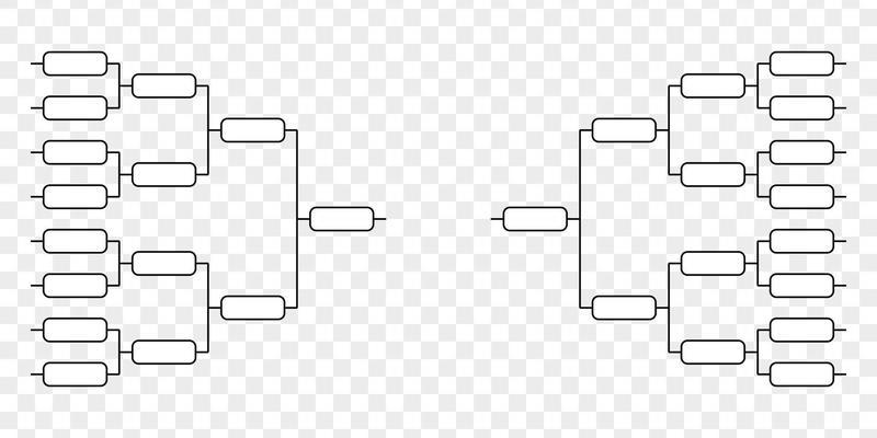 tournament quarter-finals of the championship table on sports with a  selection of the finalists and the winner 13686845 Vector Art at Vecteezy