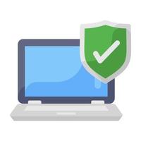 Icon of system denoting secure system vector