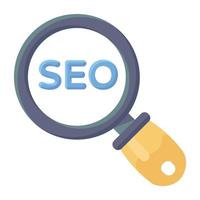 An icon design of seo optimization vector