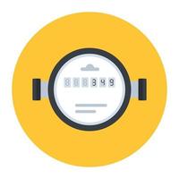 An icon design of smartwatch in editable flat style vector