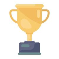 Trophy, award, cup, triumph, achievement, success, vector, icon, flat, reward,