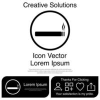 Smoking Icon Vector EPS 10