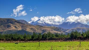 View of the countryside around Mount Hutt photo