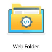 Gradient vector of web folder, programming file in processing